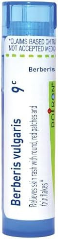 Boiron Berberis Vulgaris 9C For Skin Rash With Round Red Patches & Thin Flakes 80 Pellets