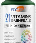 21 Vitamins &Minerals All-In-One Support, Multivitamin, Vitamin A, K2, D3,. Calcium, Zinc, Made In Usa 20 Capsules