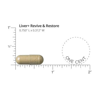 Doctors' Preferred Liver+ Revive & Restore 10 In 1 Formula With Clinically Validated 4'liver 60 Capsules