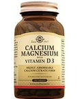 Solgar Calcium Magnesium With Vitamin D3-150 Tablets Pack Of 2 - Promotes Healthy Bones Supports Nerve & Muscle Function - Non-Gmo Gluten Free Kosher 60 Total Servings