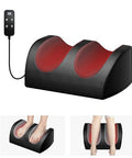 Lingteng Foot Massager With Heat And Foot Massage Electric Foot Massager With Cord Remote Control Birthday s For Mom And Dad (Black - Corded Electric)