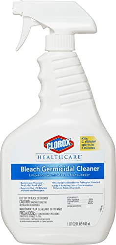 Clorox Healthcare Bleach Germicidal Cleaner Spray 32 Fluid Ounces (Package May Vary)
