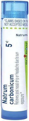 Boiron Natrum Carbonicum 5C For Post Nasal Drip Or Headaches Due To Sun Exposure 80 Pellets
