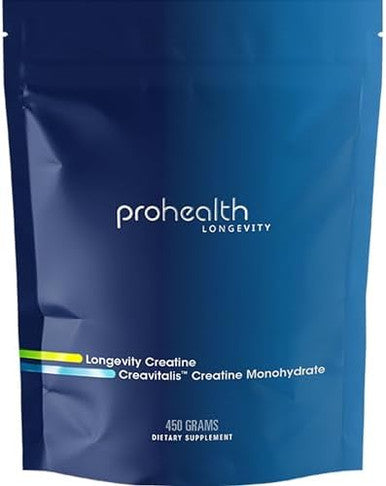 Prohealth Longevity Micronized Creatine. Pharmaceutical Grade Creatine Monohydrate Is Easier On Kidneys 5 G/Serving 90 Servings 3 Month Supply