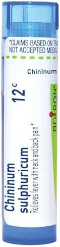 Boiron Chininum Sulphuricum 12C For Fever With Neck & Back Pain 80 Pellets
