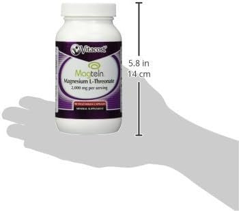 Vitacost Magtein Magnesium L-Threonate -- 2010 Mg - 90 Vegetarian Capsules