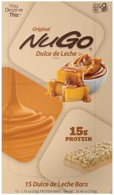 Nugo Protein Bar Orange Smoothie 11G Protein Gluten 15 Count
