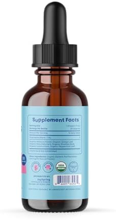 JoySpring Magnesium Citrate Liquid and Magnesium Glycinate and Genius Drops Smartberry Vanilla for Kids