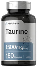 Horbaach Taurine 180 Capsules 1500Mg