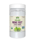 NOW Foods, Organic Monk Fruit Extract Powder, Zero-Calorie, 3.7 oz