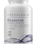 Theralogix Berberine Enhanced Absorption 90Day Supply Made With Berberine Phytosome To Help Support Healthy Metabolism & Hormone Balance Nsf 90 Capsules
