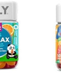 Olly Kids Chillax Magnesium Gummies Plus LTheanine Lemon Balm and Kids Immunity Gummy Immune Support Wellmune Elderberry Vitamin C Zinc Chewable Supplement Cherry 50 Count