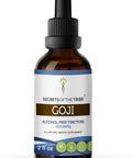 Secrets of the Tribe Goji Tincture Alcohol-Free Extract, High-Potency Herbal Drops, Tincture Made from Goji (Lucii, Lycium Barbarum) Dried Berries 2 oz