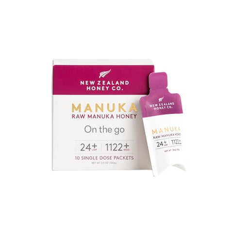New Zealand Honey Co. Manuka Honey Packets UMF 24+ - 10Pack
