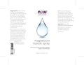 Now Foods Solutions Magnesium Topical Spray From The Ancient Zechstein Seabed Highly Concentrated 8 Fl Oz (Pack Of 1)