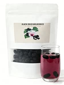 Dried Black Mulberries, No-Wash Dried Mulberry Fruit, Large,Traditional Whole Dried Fruit Snack 500g (17.6oz) ÃƒÂ¦Ã‚Â¡Ã¢â‚¬ËœÃƒÂ¨Ã¢â‚¬ËœÃ…Â¡ÃƒÂ¥Ã‚Â¹Ã‚Â² (Dried Mulberries)