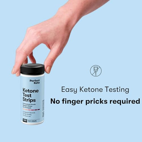 Perfect Keto Ketone Test Strips Kit For Testing Ketones On Low Carb Ketogenic Diet Monitor Ketosis Keto Diet Tracker Urine Test Strips 100 Ct