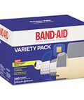 Sheer/Wet Adhesive Bandages, Assorted Sizes, 280/Box
