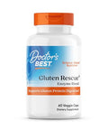 Doctor'S Best Gluten Rescue - Digestive Enzymes Capsules For Women & Men Protease Enzyme Blend Digestive Health Supplement Supports Digestion Of Foods W/Wheat Barley & Rye 60 Ct Veg Caps