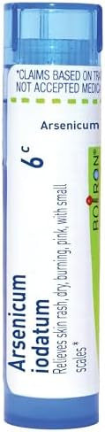 Boiron Arsenicum Iodatum 6C For Skin Rash Dry Burning Pink With Small Scales 80 Pellets
