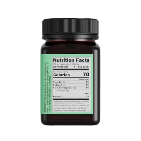 Egmont Honey Manuka Honey MGO 265+ UMF 10+ 500g | NON-GMO, Kosher, Recycled plastic jar, Traceable 100% Pure & Raw Authentic New Zealand Honey