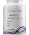 Theralogix Berberine Enhanced Absorption 90Day Supply Made With Berberine Phytosome To Help Support Healthy Metabolism & Hormone Balance Nsf 90 Capsules