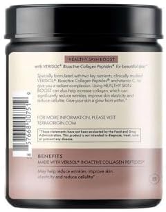 Terra Origin Collagen Hydrolyzed Peptide Powder Supports Healthy Skin Hair And Nails With Verisol And Vitamin C For Women And Men Acai Berry