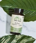 TERRA ORIGIN ADK Essential Vitamin Supplement 60 Liquid Capsules High Potency Vitamin A D 5000 IU K1 and K2 Non GMO Gluten Free Vegan Made in USA