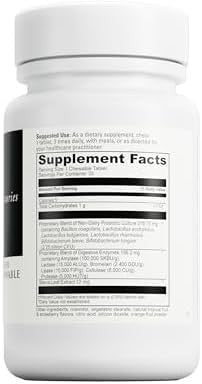 Davinci Labs Mega Probiotic Nd Digestive Enzymes Chewable Helps Support Digestive Health With Probiotics & Digestive Enzymes Orange Flavor 30 Chewable Tablets