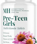 Michael'S Health Naturopathic Programs Pre-Teen Girls - 120 Vegetarian Tablets - Daily Multivitamin For Healthy Growth & Development - Kosher - 60 Servings
