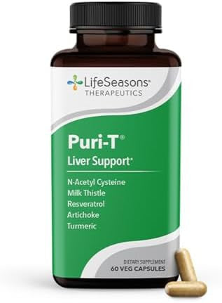 Lifeseasons Purit With Nacetyl Cysteine Boost Supports Liver & Lung Detoxification 120 Capsules