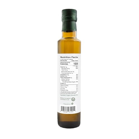 Kevala Organic Avocado Oil - 8.5 oz - 250 ml - Cold Pressed - Avocado Oil for Cooking - Organic Vegetable - High Smoke Point Ã¢â‚¬â€œ For Skin and Hair