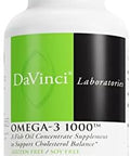 Davinci Labs Omega3 1000 Dietary Supplement To Maintain Already Normal Cholesterol Levels And Support Immune System Hair And Skin Gluten 90 Enteric Coated Softgels