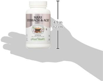 Maxi Health Maxi Stomach Anti Acid Support Full Spectrum Capsules 120 Count Kosher