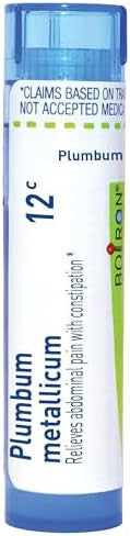 Boiron Plumbum Metallicum 12C For Constipation While Traveling 80 Pellets