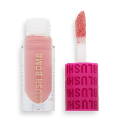 Revolution Beauty London Revolution Beauty Blush Bomb Cream Blusher Lightweight Makeup & Creamy Formula For A Dewy Finish Enriched With Vitamin E Dolly Rose 0.15 Fl. Oz.