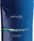 Prohealth Pure Collagen Peptides Powder 600 Grams Supports Hair Nail Skin Bone Joint Health And Longevity Grassfed Pastureraised Zero Sugar Unflavored Thirdparty Tested