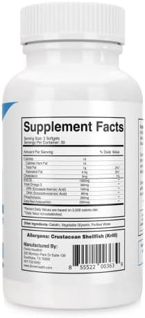 Divine Health Dr.Colbert Md Living Krill Oil 1000Mg Per Softgel Plus Dha & Epa60 Servings