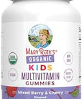 MaryruthS Gummies For Kidsa A' A usda Organic Multivitamin (Mixed Berry and Cherry) and Magnesium Calm (Hibiscus) No Gelatin Vitamins For Immunity Gut Health and Overall Wellness Vegan NonGmo
