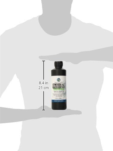Amazing Herbs Black Seed And Flax Seed Oil Blend, 16 Fluid Ounce