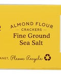 Simple Mills Almond Flour Crackers Fine Ground Sea Salt Gluten Vegan Healthy Snacks 4.25 Ounce (Pack of 1)