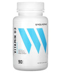 Swolverine Vitamin D3 Healthy Muscle Function Bone Health Immune Support Mood Support 10000 IU Encapsulated in Olive Oil for Optimal Absorption (90 Soft Gels)