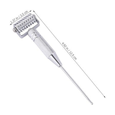 Exceart Acupuncture Pen Ear Massage Tool Face Roller Adjustable Deep Tissue Massage Tool For Face Ear Self-Massage