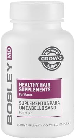 BosleyMD Womens Healthy Hair Growth Supplements for Thicker Fuller Hair