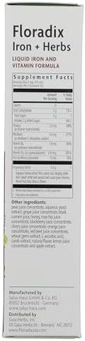 Floradix Iron Herbs 17 Fl Oz