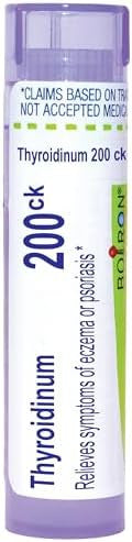 Boiron Thyroidinum 200Ck For Symptoms Of Eczema Or Psoriasis 80 Pellets