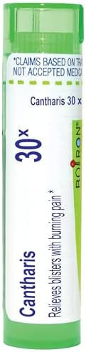 Boiron Cantharis 30X For Blisters With Burning Pain 80 Pellets