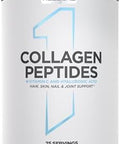Rule 1 Proteins Collagen Peptides Powder Hydrolyzed Bovine Collagen Hyaluronic Acid And Vitamin C. Supports Hair Skin & Nails (20 Servings Peach Mango)