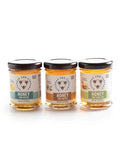 Savannah Bee Everyday Honey Sampler Set - 3 Oz Sampler Set in 3 Bottles - Honey Set for Coffee, Tea, and Cheese Boards