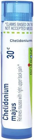 Boiron Chelidonium Majus 30C Homeopathic Medicine For Indigestion & Nausea 80 Pellets